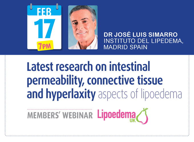 Dr Jose Luis Simarro – Latest research on intestinal permeability, connective tissue and hyper laxity aspects of lipoedema